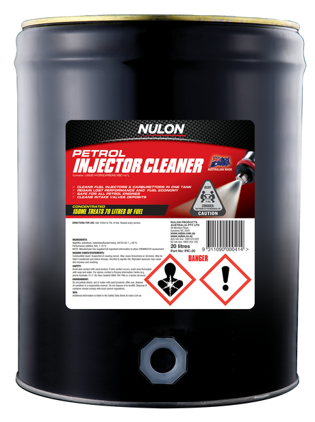 Petrol Injector Cleaner - Nulon 20L