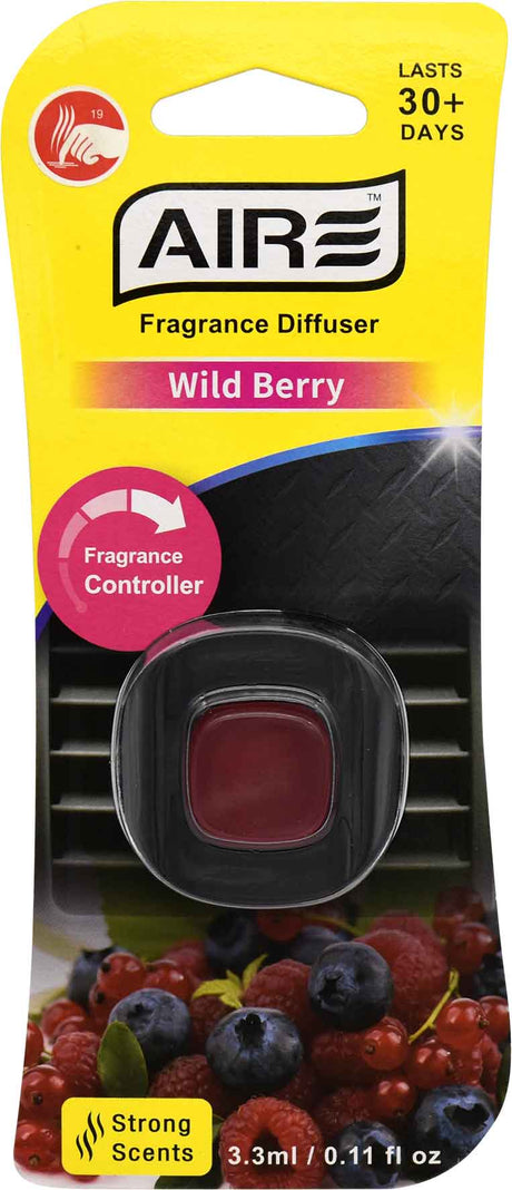 Air Freshener Luxy Mini Vent Clip - Aromate Air Wild Berry