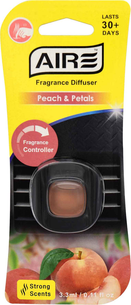 Air Freshener Luxy Mini Vent Clip - Aromate Air Peach & Petals