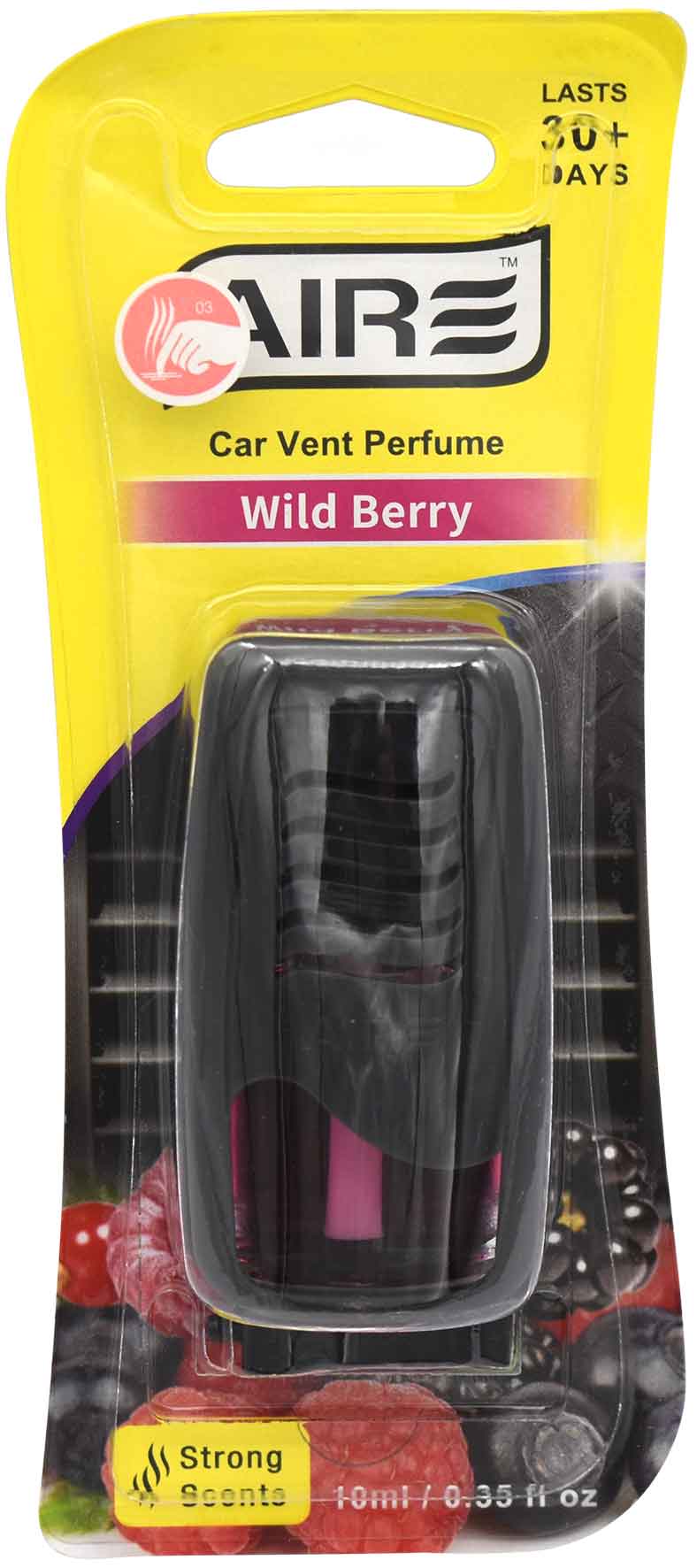 Air Refresher LUXY 10ml Vent Clip - Aromate Air Wild Berry