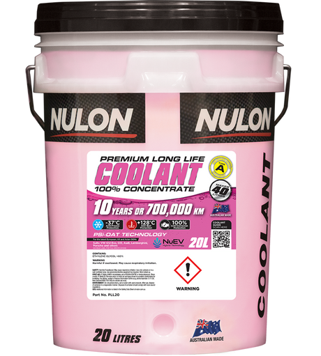 Pink Premium Long Life Coolant 100% Concentrate - Nulon 20L