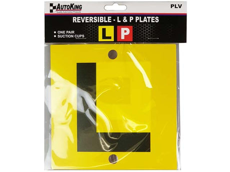 P + L Plates Reversible Red (Pair) - AUTOKING | Universal Auto Spares