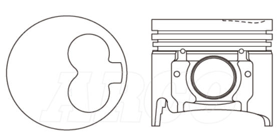 Mazda WL Piston Set PO1098 020 - Austral