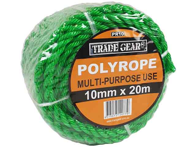Poly Rope Coil 10mm x 20 Metre - Trade Gear