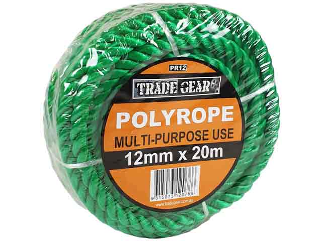 Poly Rope Coil 12mm x 20 Metre - Trade Gear