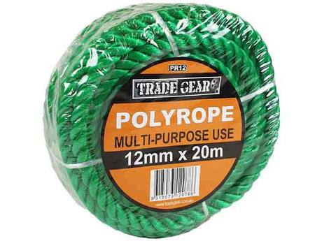 Poly Rope Coil 12mm x 20 Metre - Trade Gear