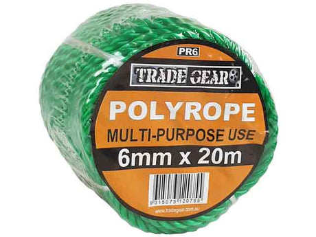 Poly Rope Coil 6mm x 20 Metre - Trade Gear | Universal Auto Spares