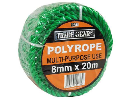Poly Rope Coil 8mm x 20 Metre - Trade Gear | Universal Auto Spares