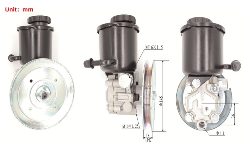Power Steering Pump With Pulley Fit For Nissan Patrol GU Y61 GQ Y60 TD42 Diesel - Machter