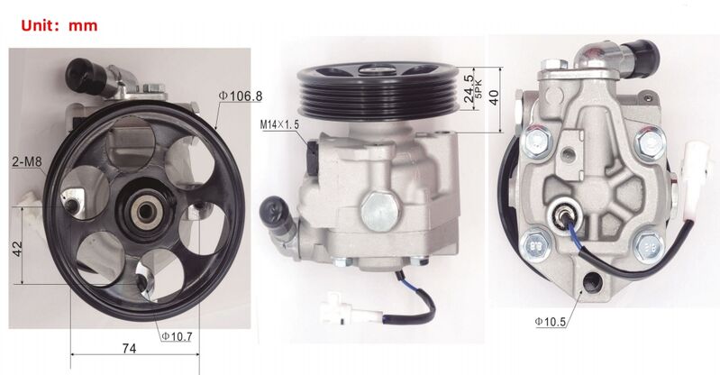 Machter Power Steering Pump Fit For Subaru Liberty BL/BP Forester SG 2.0L 2.5L Engine EJ20 EJ25 Non Turbo PSP-SB003M - Machter