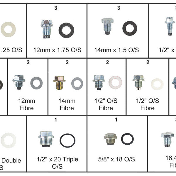 Sump Plug Kit S/PLUG KIT MAGNETIC PSPK5 - PREMIER