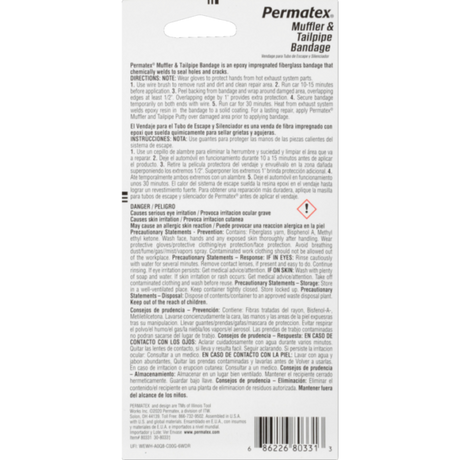 Muffler & Tailpipe Bandage - Permatex