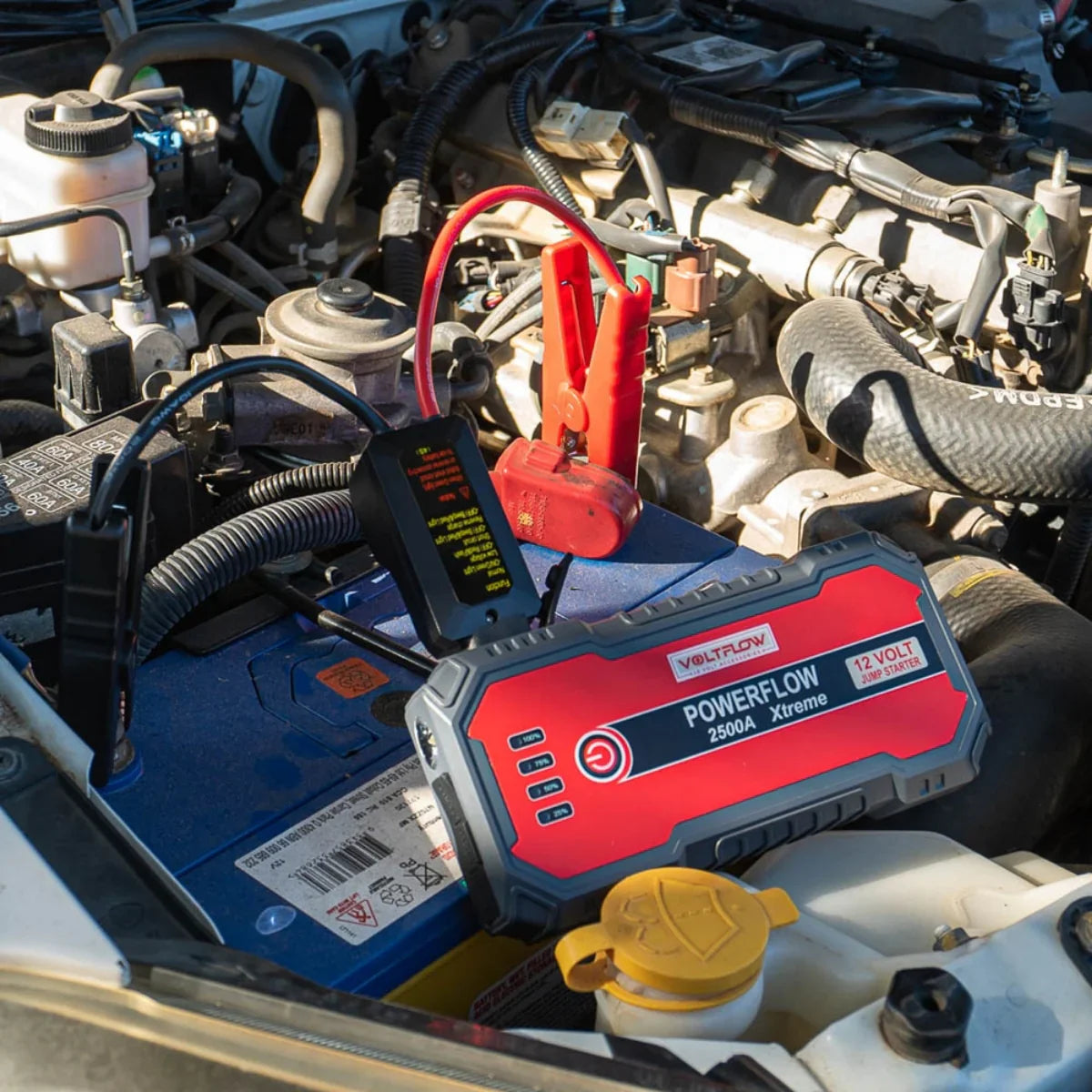 PowerFlow Xtreme Booster 12Volt 2500A Jump Start Battery Power Bank VFJS2500 - VoltFlow