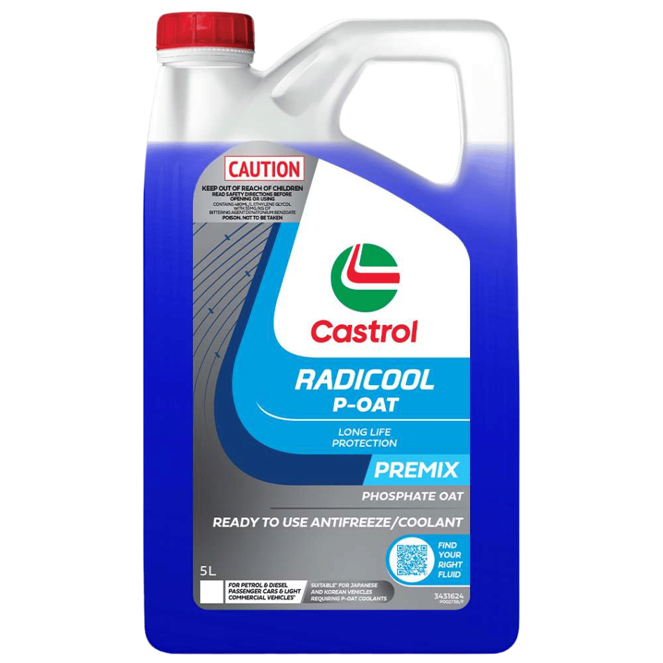Radicool P - OAT Premix 5L - Castrol - Premixed Coolant - Castrol