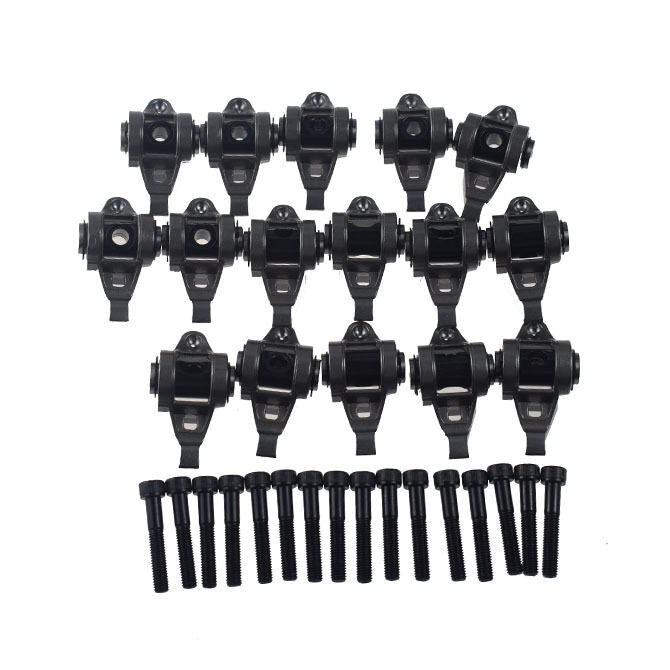 16 PCS Roller Rocker Arm Fit For Chev LS1 LS6 LS2 12681275 / LS3 L92 LS9 L98 Exhaust RA-CV002 - Machter