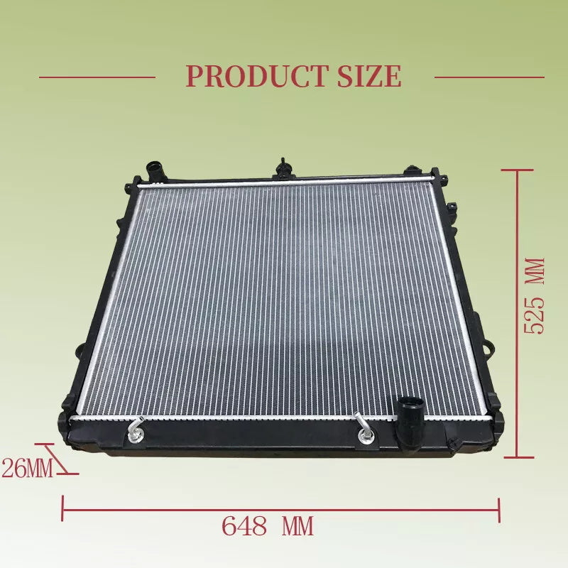 Radiator With Cap Fit For Toyota Landcruiser VDJ200 Series For Lexus LX570 RAD-TA008 - Machter