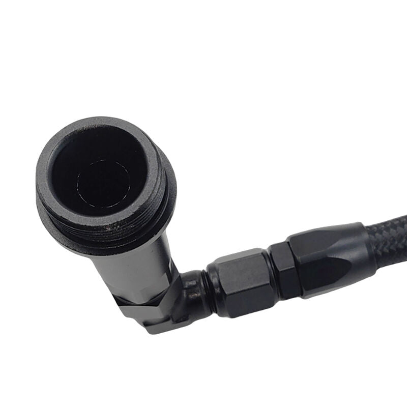 1 x Carburettor Inlet Rail Kit -6AN Black Finish Fit For Holley Dual Fuel Line - Machter
