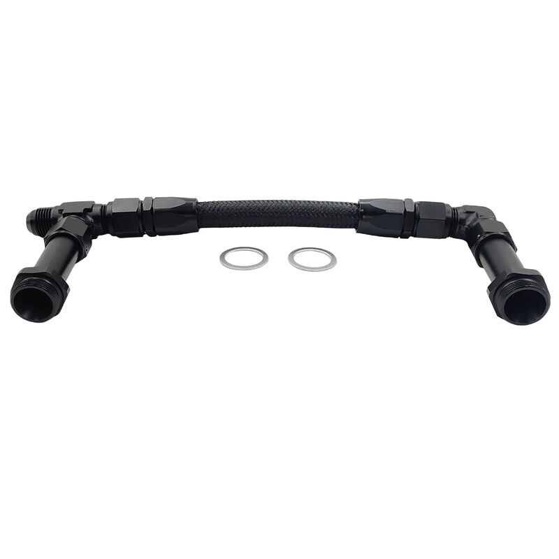 1 x Carburettor Fuel Inlet Rail Kit -8AN 241mm Fit For Holley Dual Fuel Line 4150 RAIL-8AN - Machter