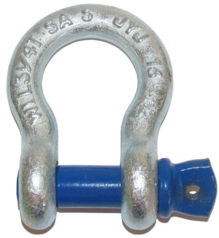 Rated Bow Shackle 11mm 1500kg - AUTOKING