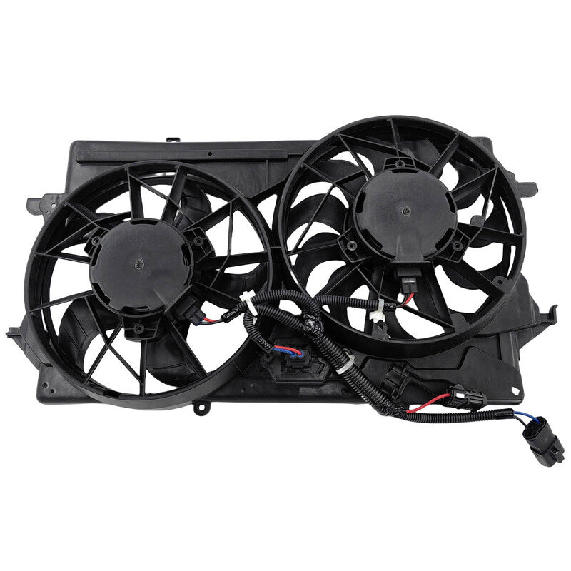 Radiator Thermo Cooling Fan Assembly Dual With 2 Plugs Fit For Ford Focus LR 2002-2005 RCF-FD003 - Machter
