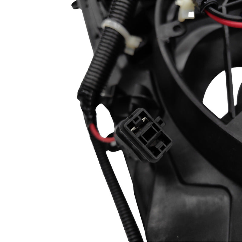 Radiator Thermo Cooling Fan Assembly Dual With 2 Plugs Fit For Ford Focus LR 2002-2005 RCF-FD003 - Machter