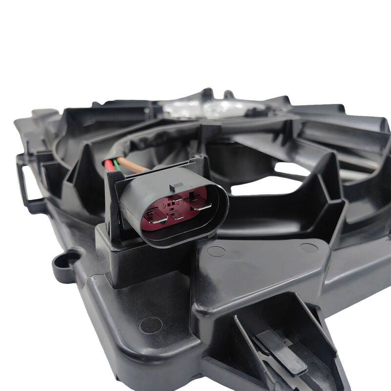 Radiator Cooling Fan Assembly Fit For Jeep Compass 2.4L Petrol M6 68249185AD 10/2017-2023 RCF-JP003 - Machter