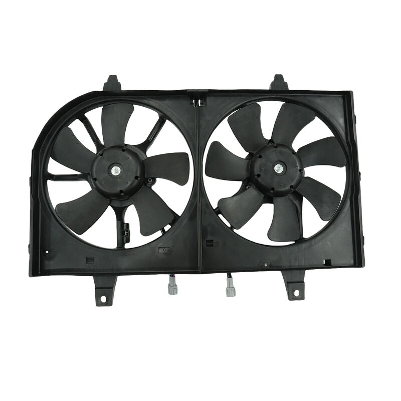 AC + Radiator Thermo Cooling Fan Assembly With Motors Fit For Nissan Maxima A33 All Model Variants 09/1999-09/2003 RCF-NS010 - Machter