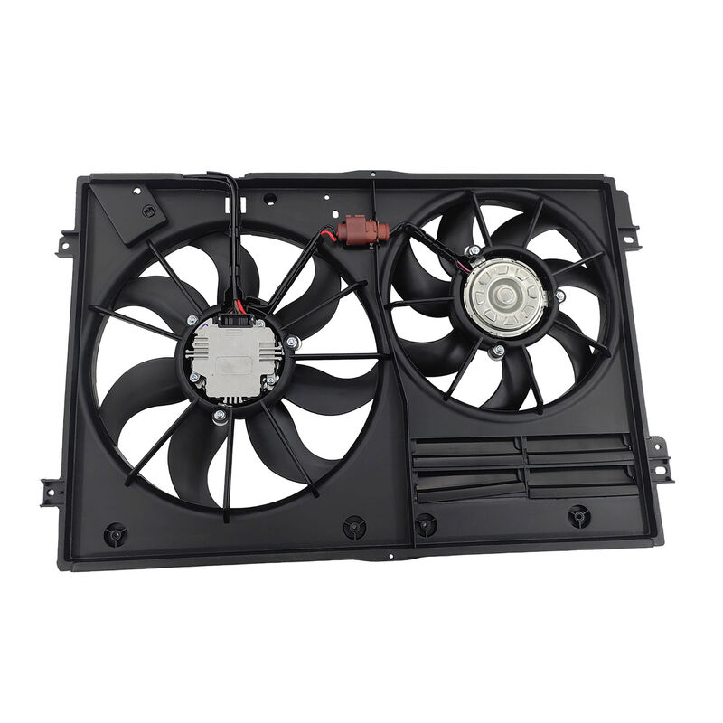 4 Pins Radiator Cooling Fan Fit For Audi A3 S3 8P TT 8J VW Caddy 2C 2K EOS 1F Golf MKV MKVI Jetta 1K Passat 3C Tiguan 5N Touran 1T 1K0121205AD RCF-VW003 - Machter