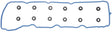 Rocker Cover Gasket Kit Fits JEEP EKG V6 SOHC (R/H) RCG681K - Platinum Gasket