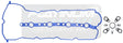 Rocker Cover Gasket Kit Fits TOYOTA 1GDFTV, 2GDFTV I4 DOHC RCG745K - Platinum Gasket