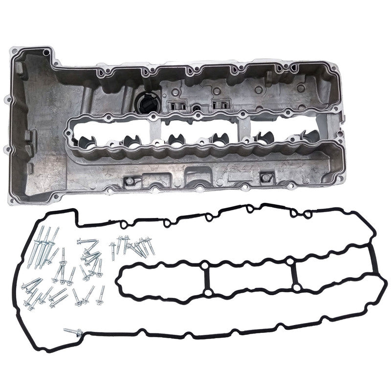 Engine Valve Cover With Gasket & PVC Fit For BMW 1 3 7 Series Z4 X6 3.0L RCM-BMW010 - Machter