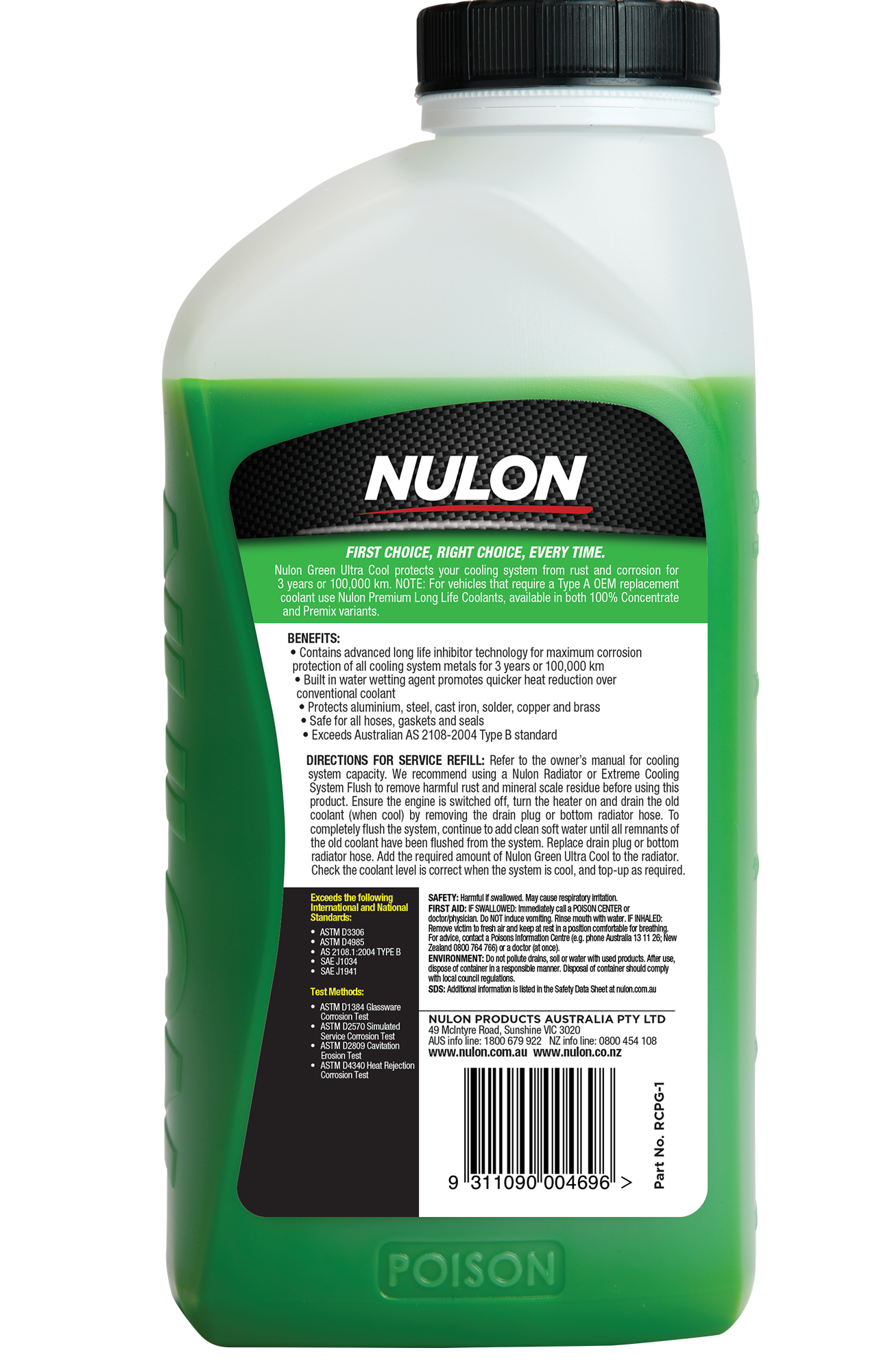 Green Radiator Corrosion Protector - Nulon
