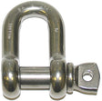 S/S Rated D Shackle 10mm 700kg - AUTOKING