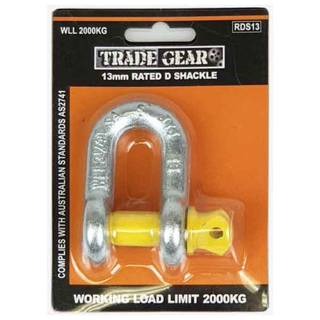 D Shackles 2000kg 13mm (1/2") - Trade Gear