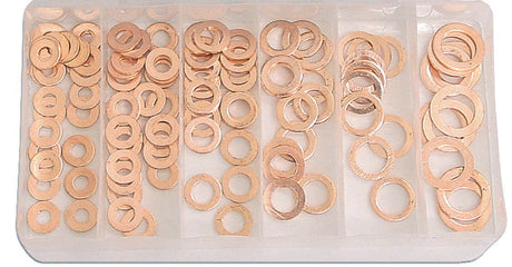 110 Piece Copper Washers Assortment - PKTool