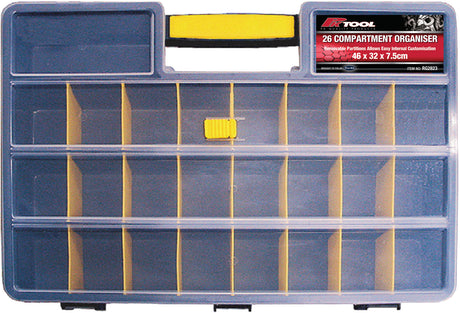 26 Compartments Parts Box Removable Partitions - PKTool