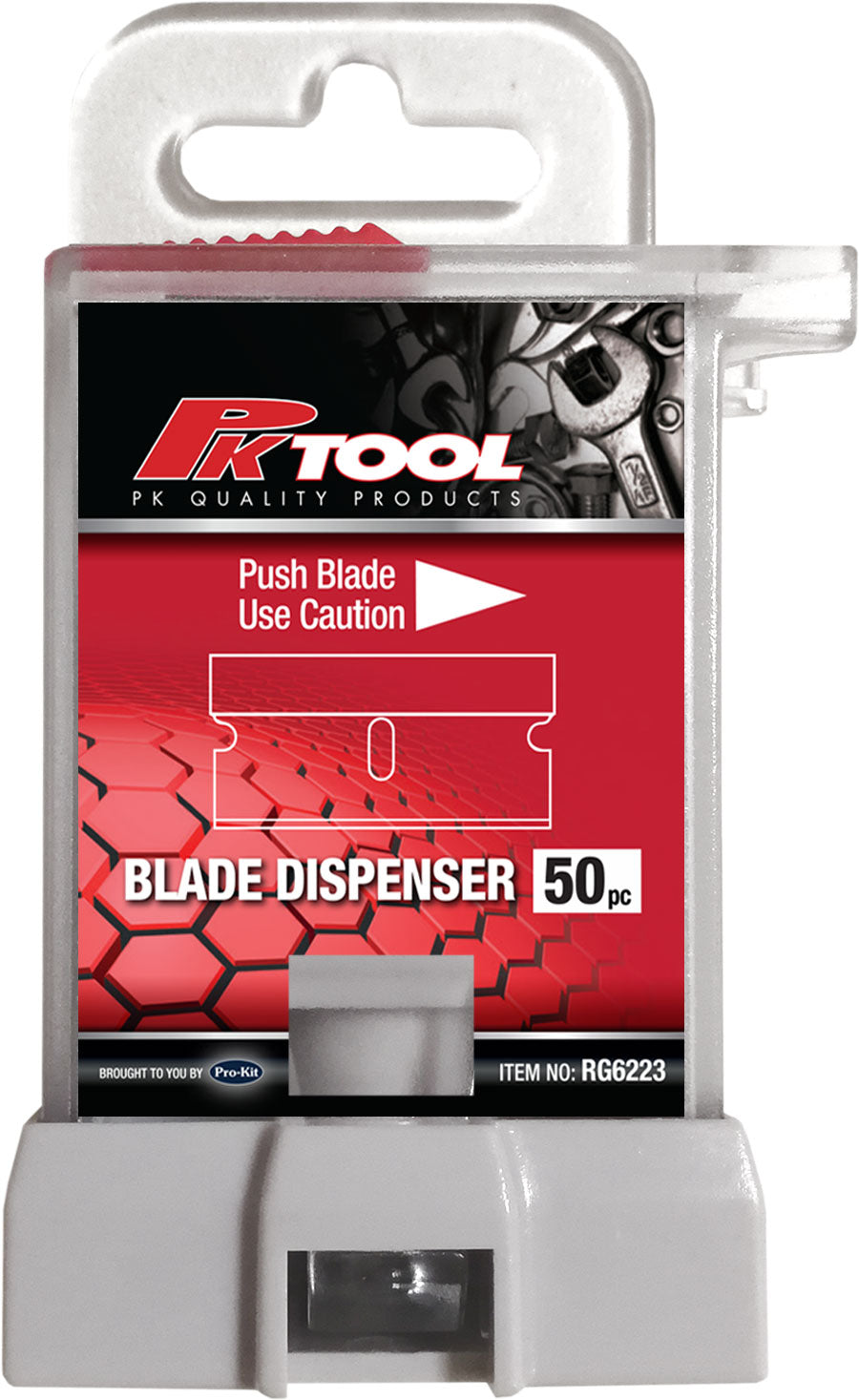 50 Pieces Safety Scraper Blade Pack In Safety Case - PKTool