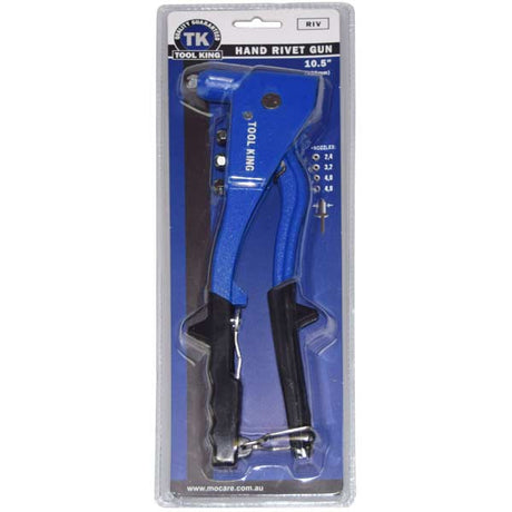 HD Hand Rivet Gun With 4 Interchangeable Nozzles - Tool King | Universal Auto Spares