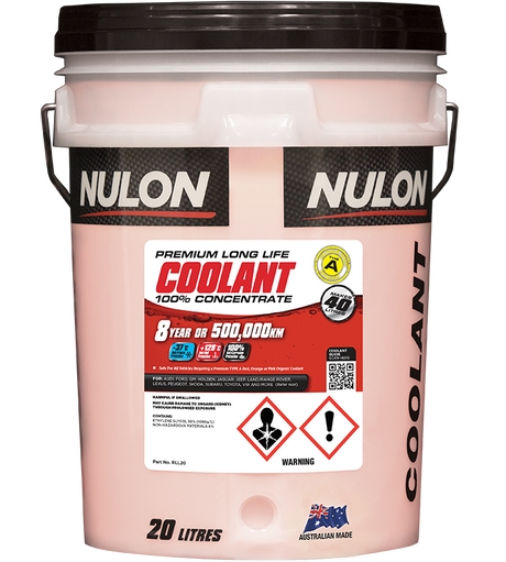Red Premium Long Life Coolant 100% Concentrate - Nulon 20L