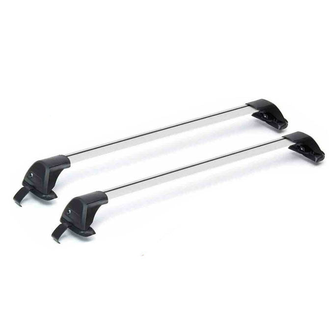 2x Silver NEW Aerodynamic Cross bar / Roof Rack Fit For Mitsubishi Triton 2006-2015 RRCB-027 - Machter