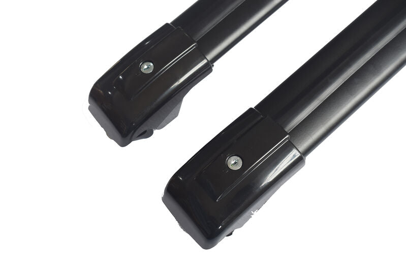 BLACK Cross bars Roof Racks Fit For 1999-On Mitsubishi Pajero With Keys 280KG RRCB-037 - Machter