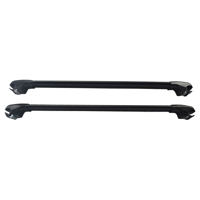 BLACK Cross bars Roof Racks Fit For 1999-On Mitsubishi Pajero With Keys 280KG RRCB-037 - Machter
