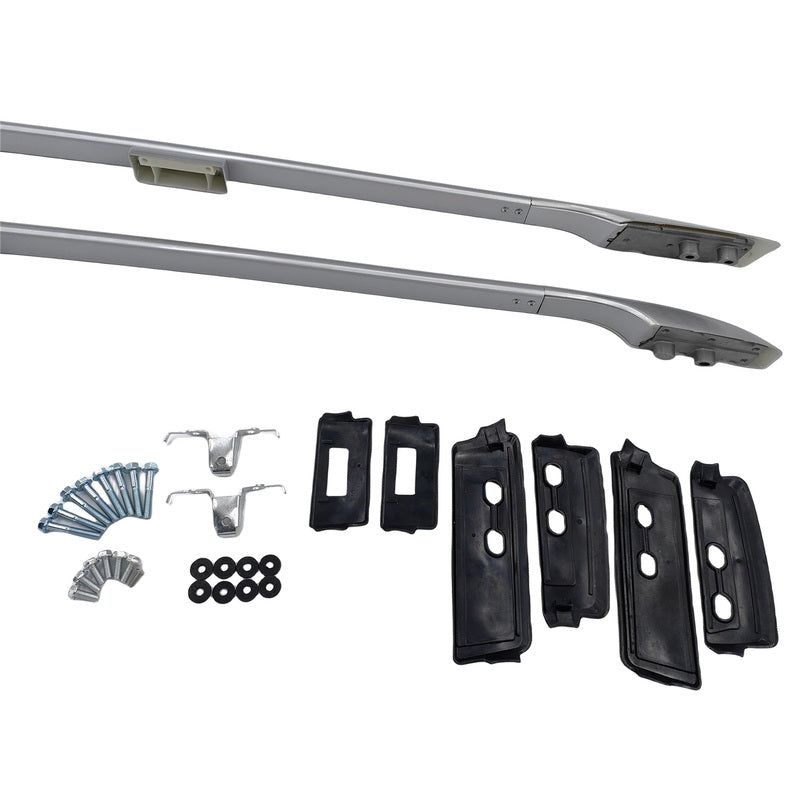 2 x Silver Roof Rails Fit For Toyota Landcruiser 200 Series 2008-2021 RRCB-TA005 - Machter