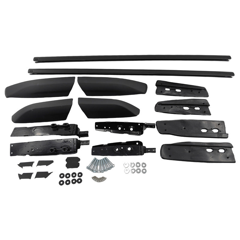 2 x Black Roof Rail Racks Set Left + Right Hand Side Fit For Toyota Kluger 2008-2013 RRCB-TA009 - Machter