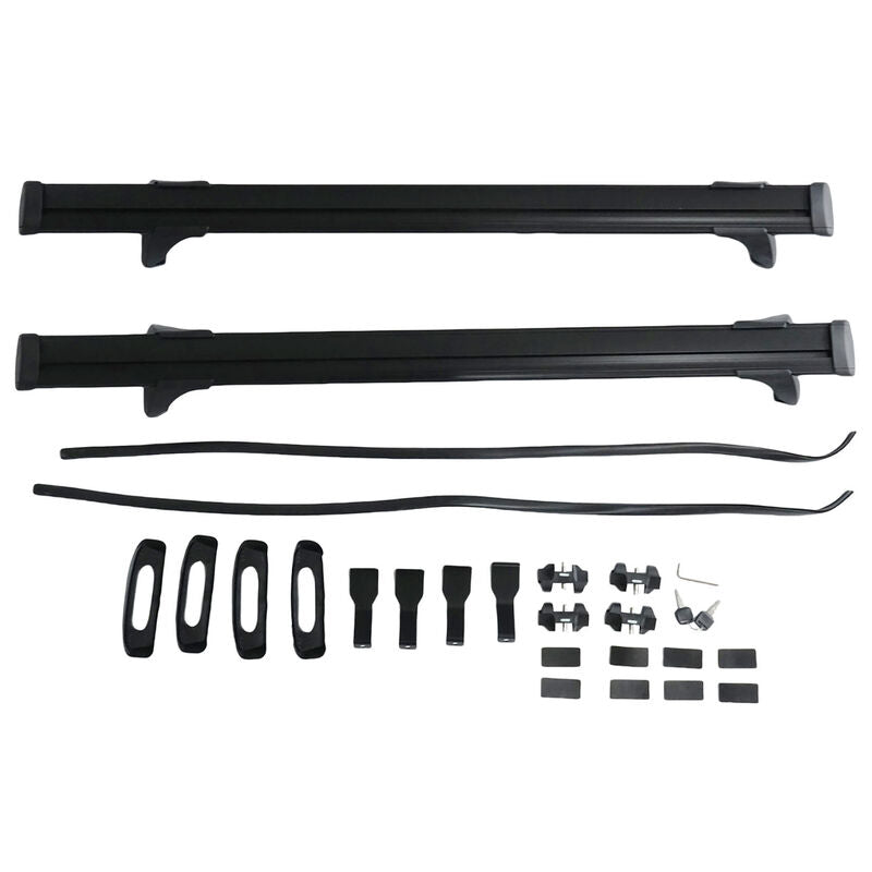 2 x Roof Rack Cross Bars Black Fit For Toyota Hilux Dual Cab 4 Door 2012-2024 RRCB-TA010 - Machter
