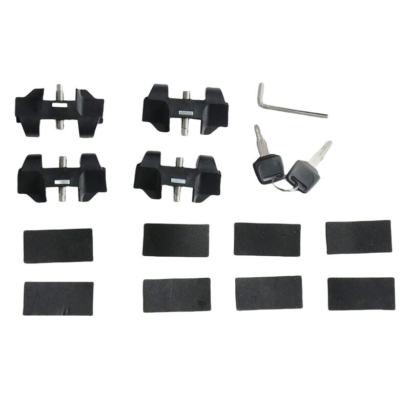 2 x Roof Rack Cross Bars Black Fit For Toyota Hilux Dual Cab 4 Door 2012-2024 RRCB-TA010 - Machter