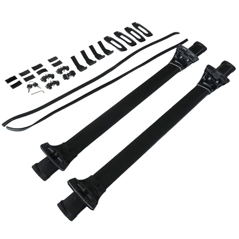 2 x Roof Rack Cross Bars Black Fit For Toyota Hilux Dual Cab 4 Door 2012-2024 RRCB-TA010 - Machter
