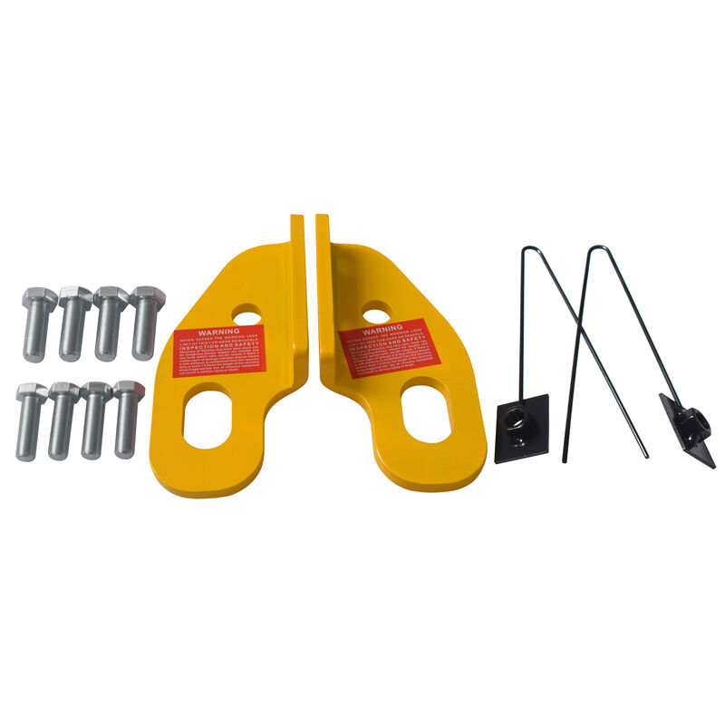 Front Recovery Tow Point Kit 5 Tonne Hitch Fit For Nissan Patrol GU Navara D40 Navara D23 / NP300 Pathfinder R51 Yellow RTP-NS001YW - Machter