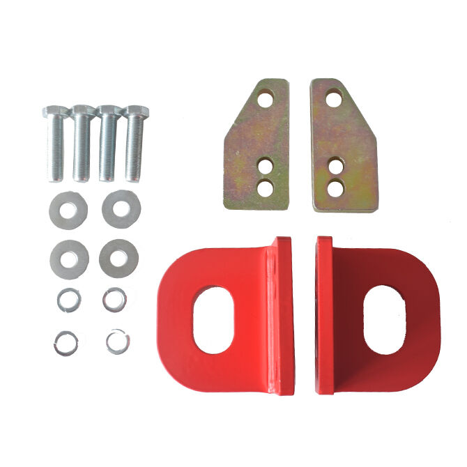 Front Recovery Tow Point Kit 3250 KG Hitch Fit For Nissan Navara D22 H/D Red RTP-NS002 - Machter