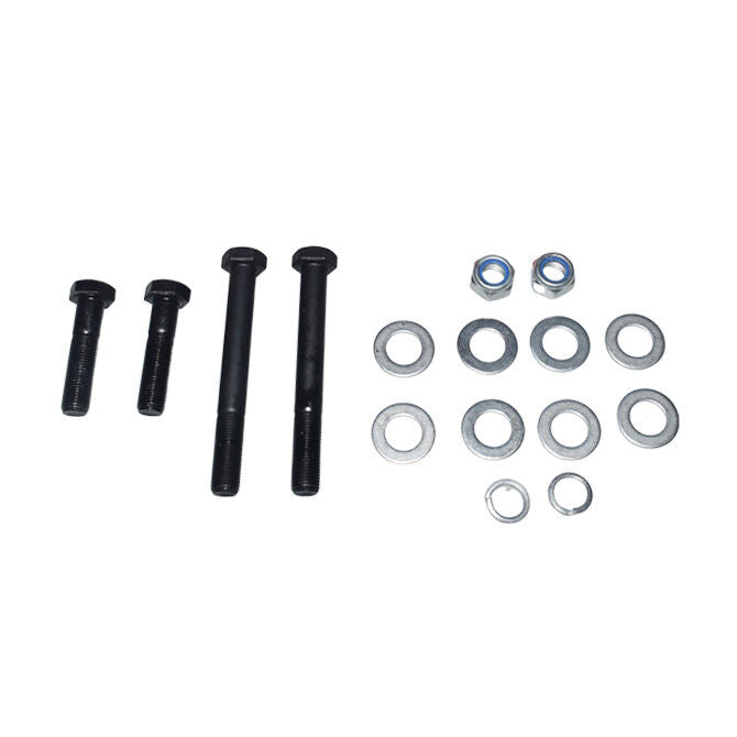 2PCS Front Recovery Tow Point Kit 5 Tonne Hitch Fit For Toyota LandCruiser Prado 120 Series H/D 2003-2009 WLL 5000KG RTP-TA005 - Machter